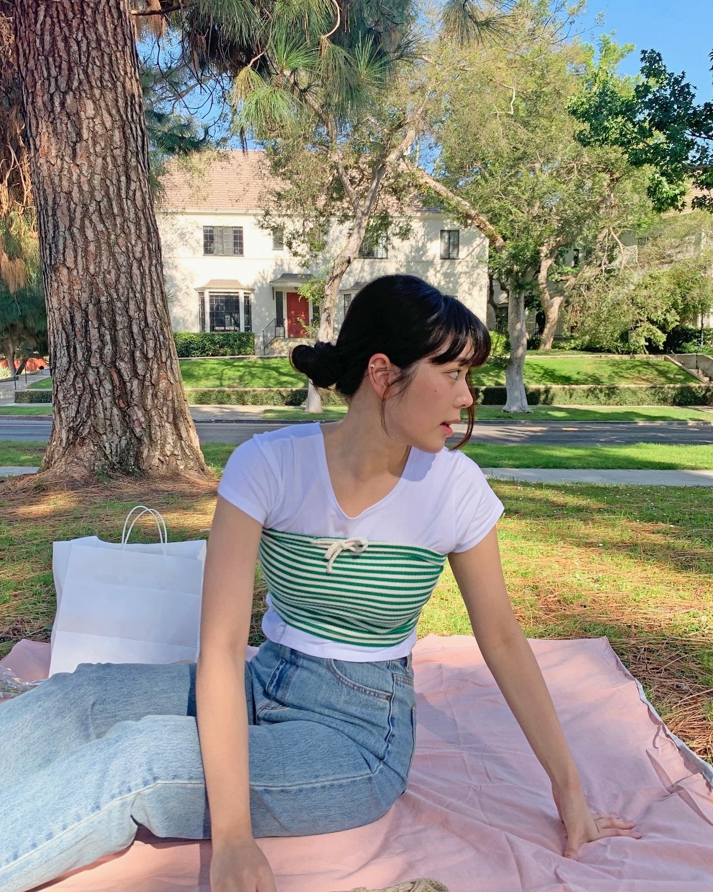Striped Tube Top