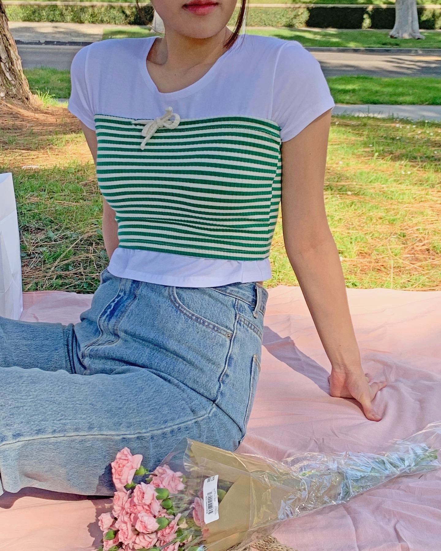 Striped Tube Top