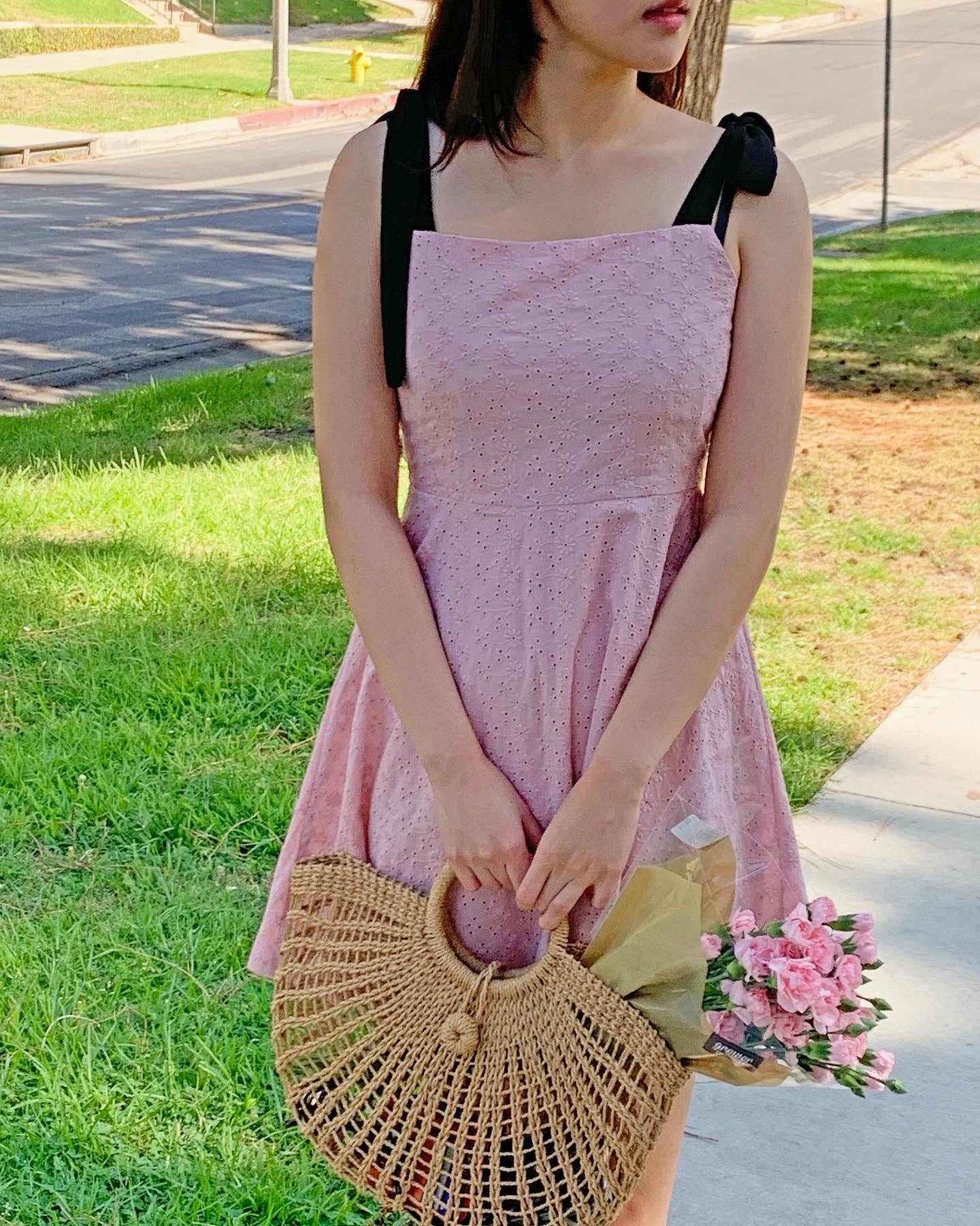 Ribbon Punching Dress