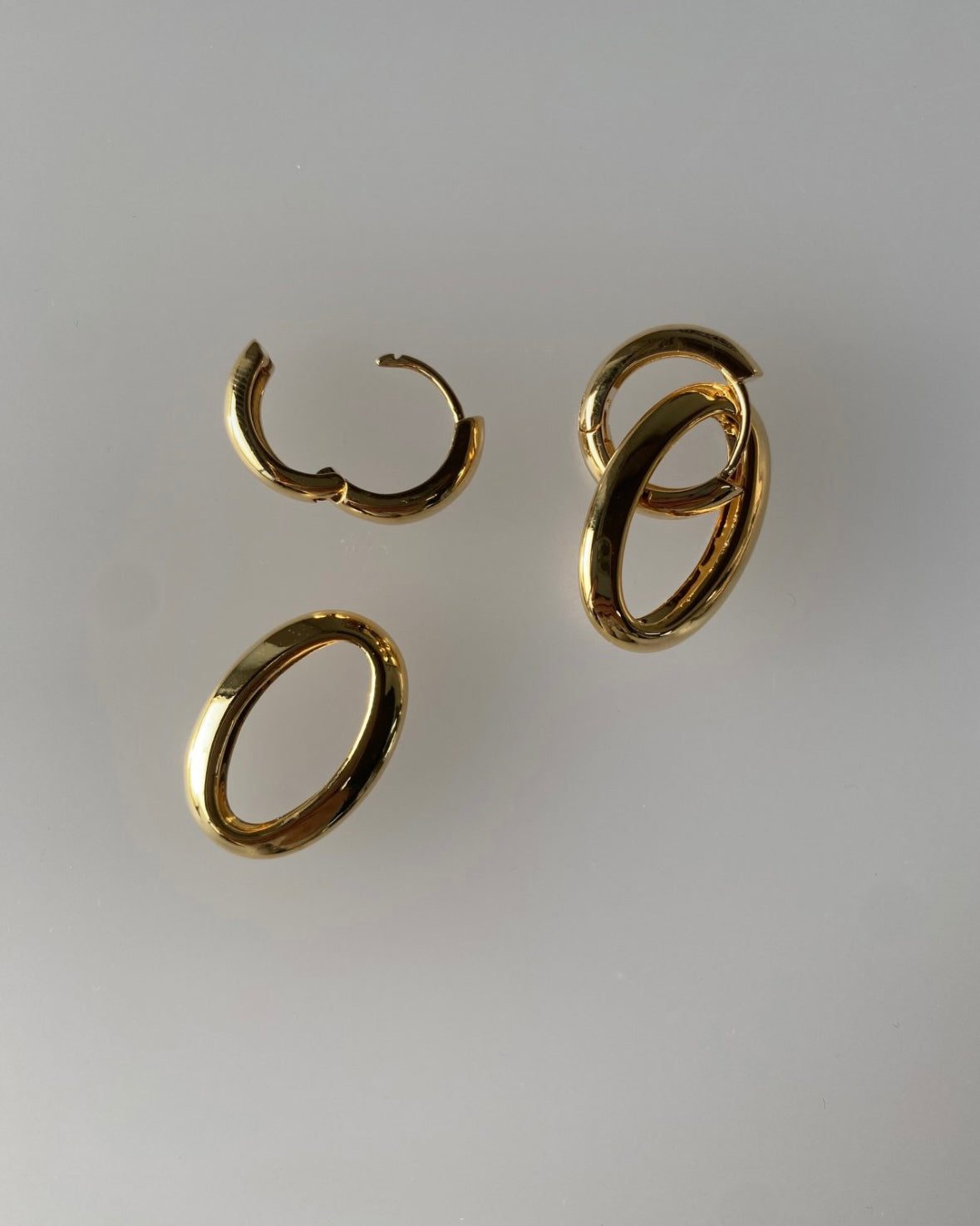 (Nickle Free) Double Bold Hoop Earring