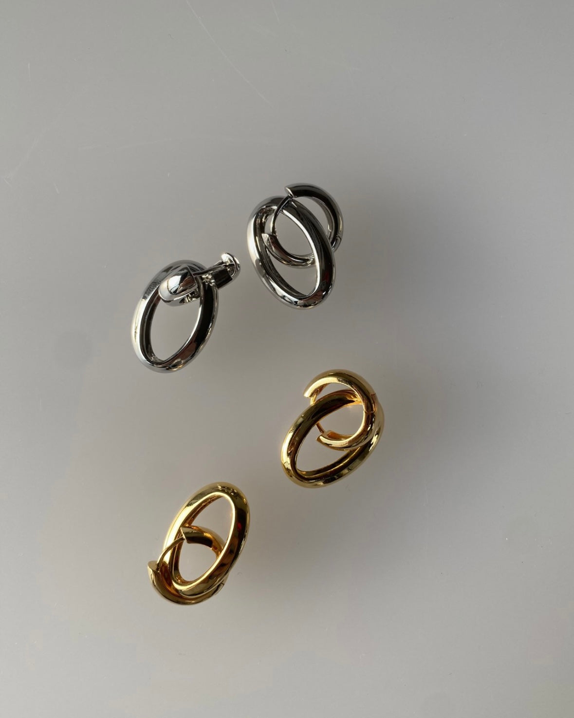 (Nickle Free) Double Bold Hoop Earring