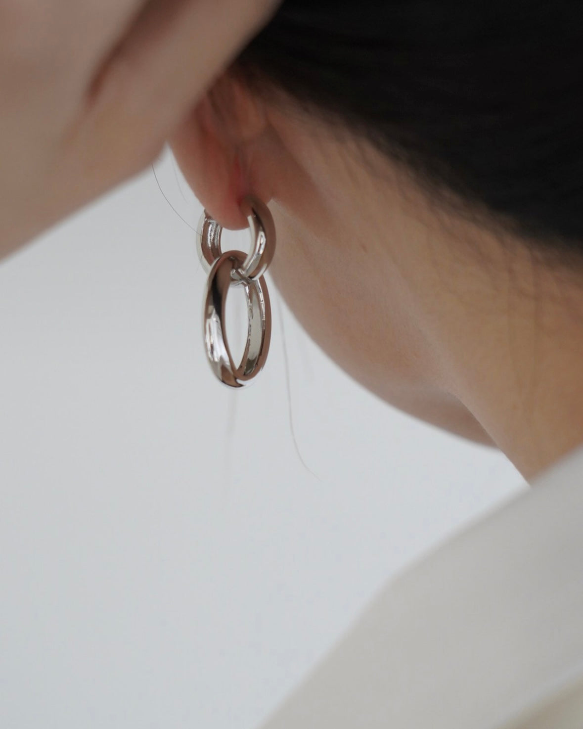 (Nickle Free) Double Bold Hoop Earring