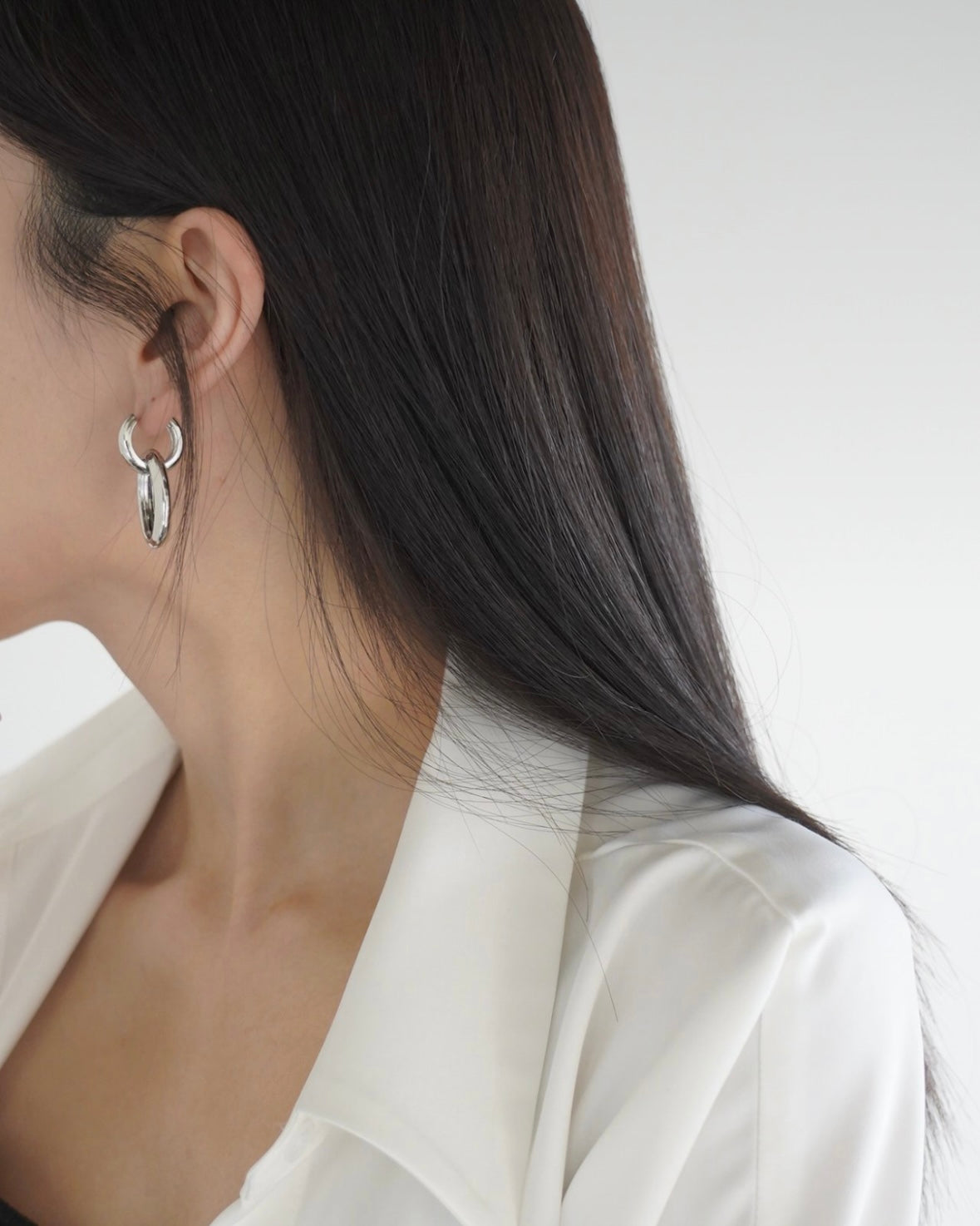 (Nickle Free) Double Bold Hoop Earring