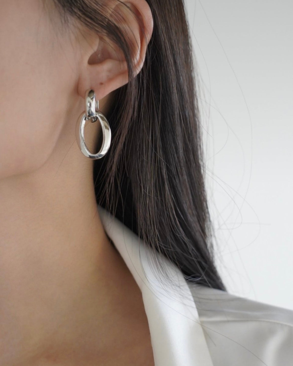(Nickle Free) Double Bold Hoop Earring