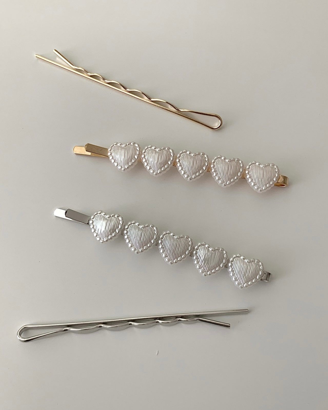 Hearts Hair Pin Set