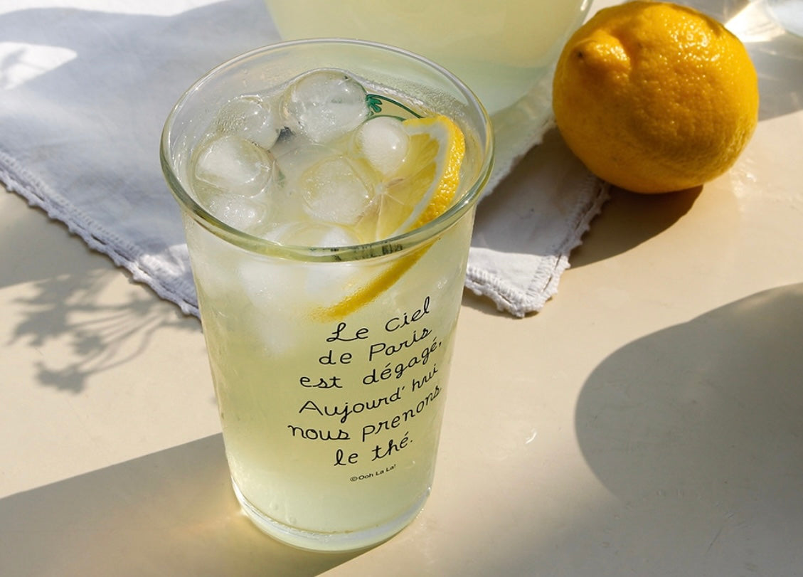 1537 Long Glass Cup - Aurore Tea Time