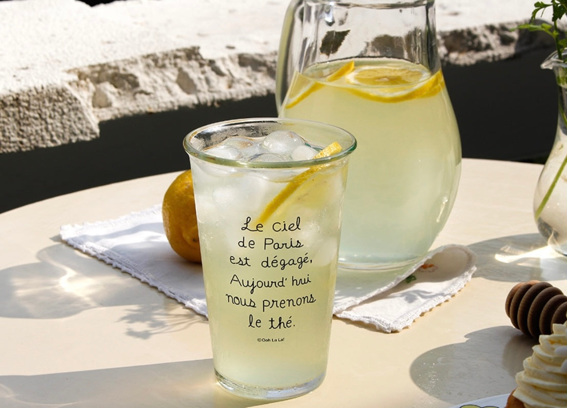 1537 Long Glass Cup - Aurore Tea Time
