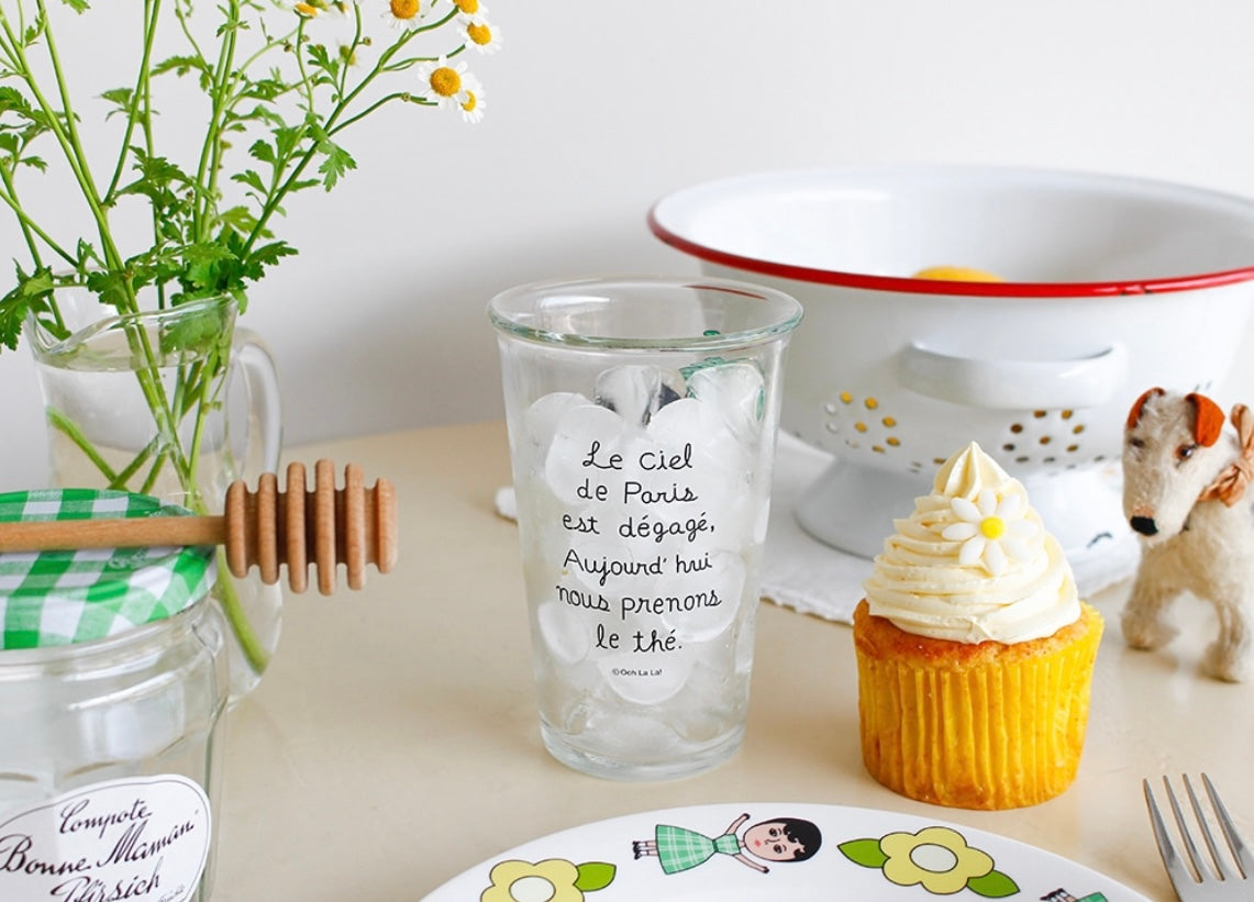1537 Long Glass Cup - Aurore Tea Time