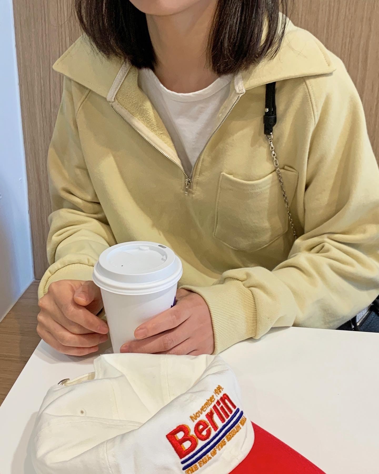 Half Zip Up Sweatshirt