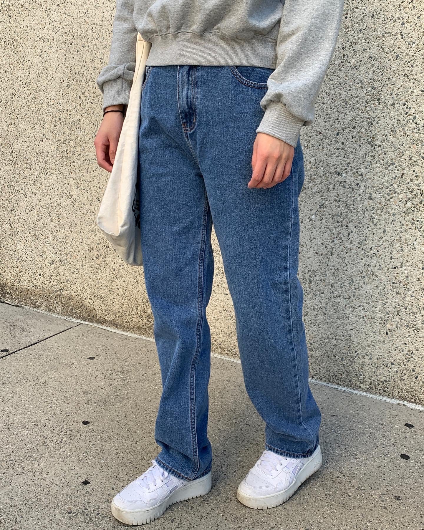 High Rise Straight Jeans