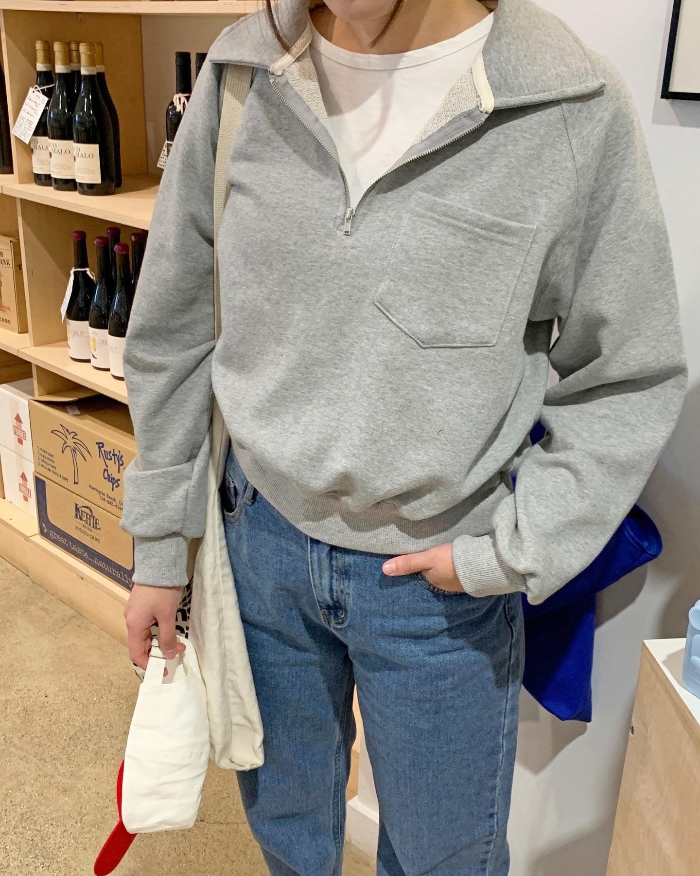 High Rise Straight Jeans