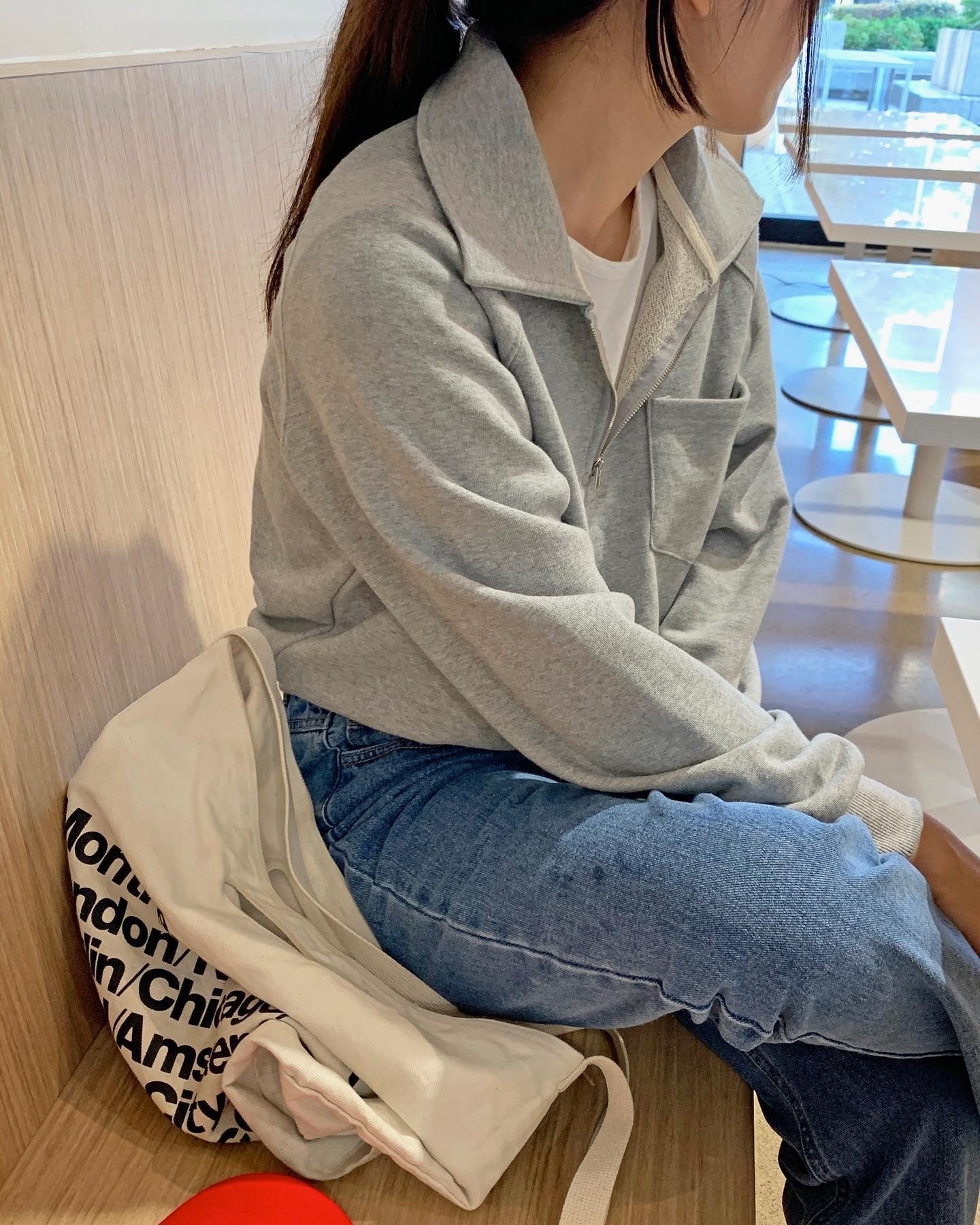High Rise Straight Jeans