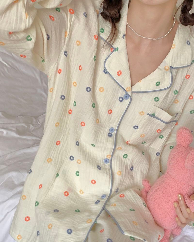 Fruity Circles Pajama Set