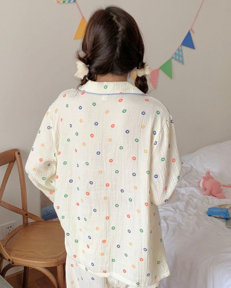 Fruity Circles Pajama Set