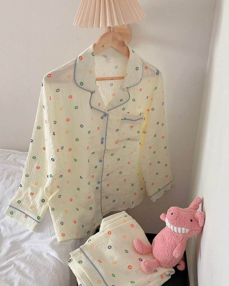 Fruity Circles Pajama Set