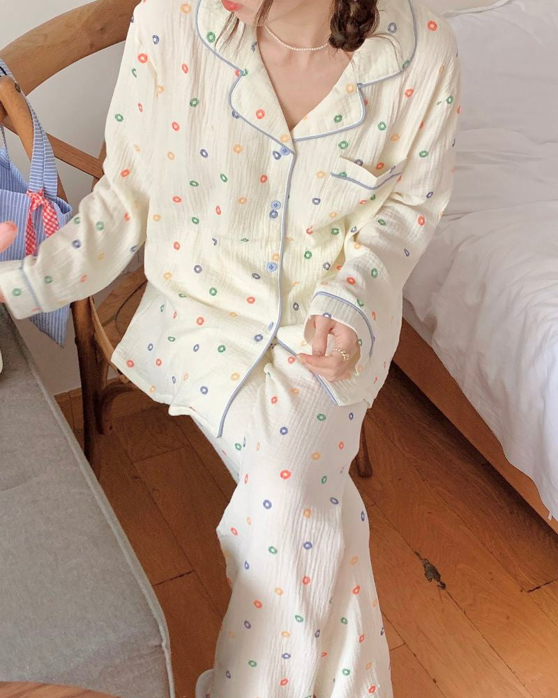 Fruity Circles Pajama Set