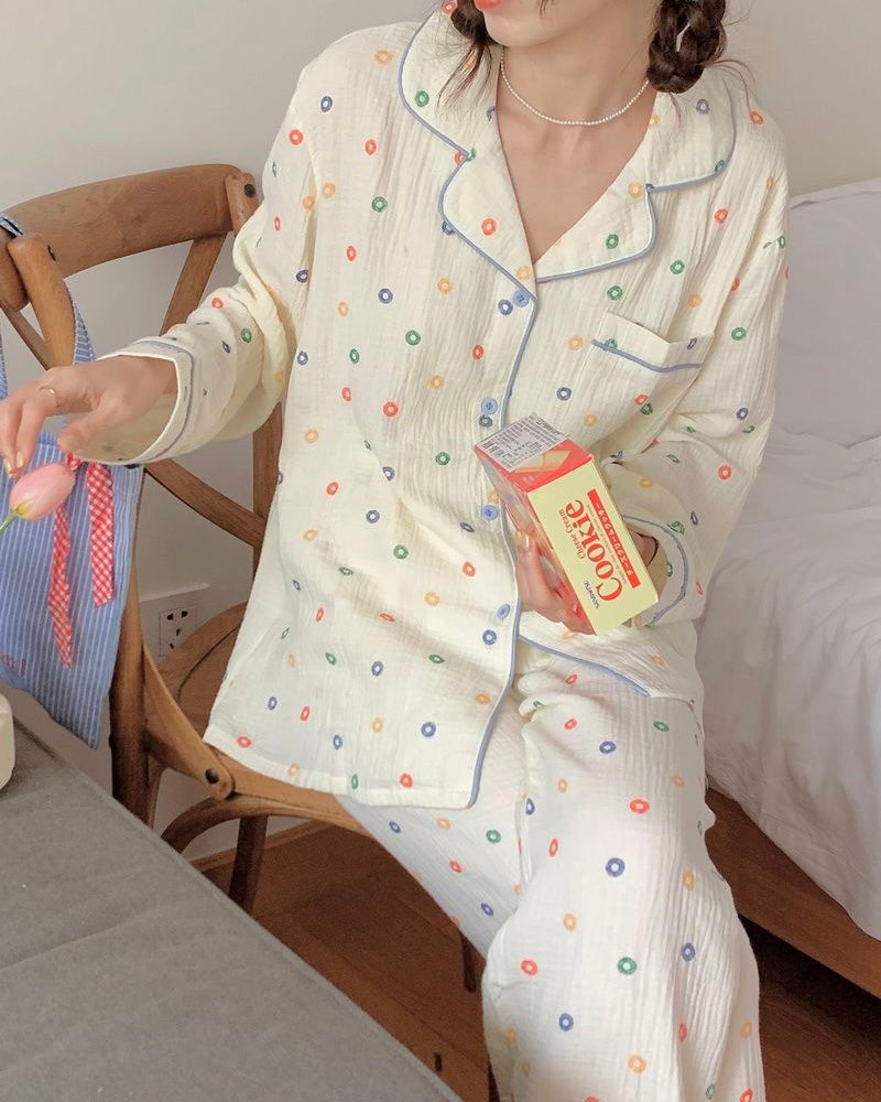 Fruity Circles Pajama Set