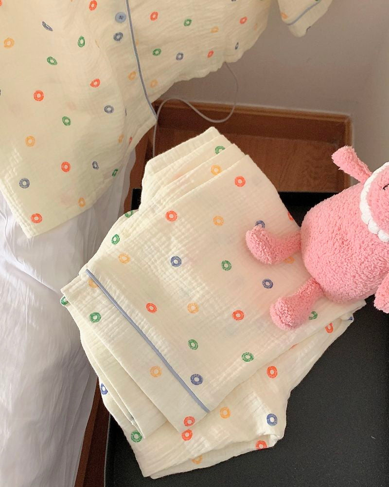 Fruity Circles Pajama Set