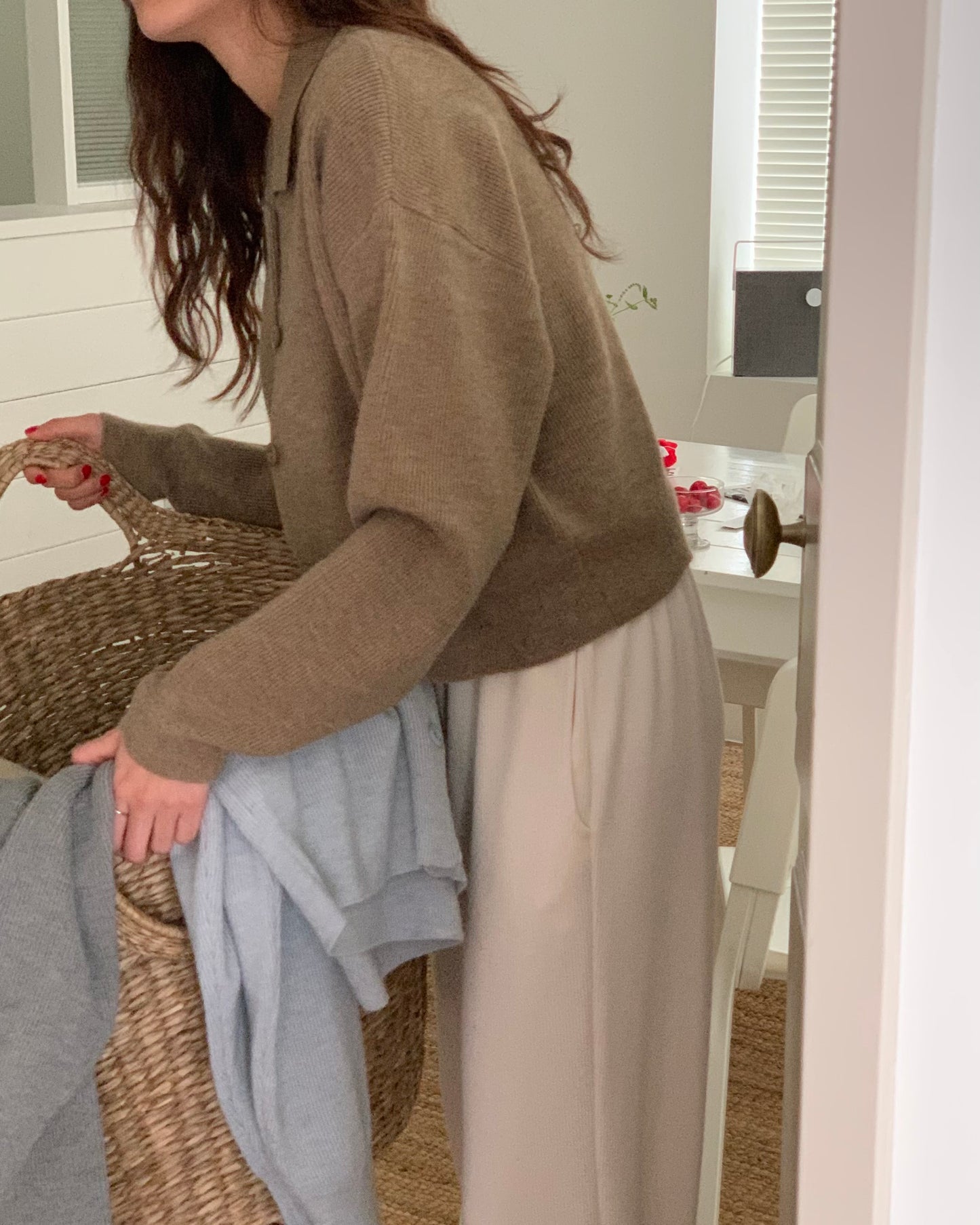 Cropped Sweater Cardigan