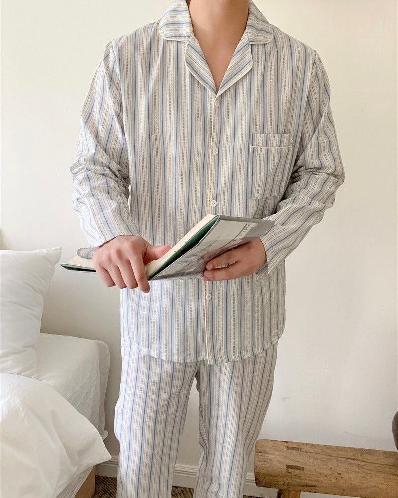 Stitch Striped Couple Pajama