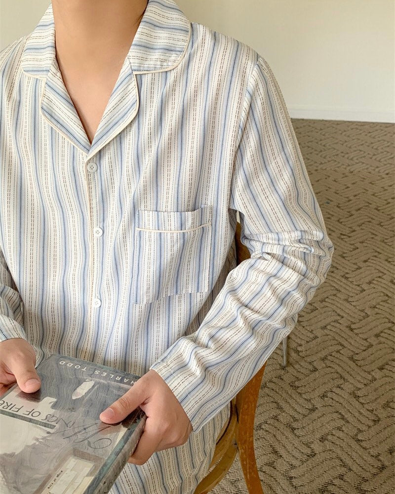 Stitch Striped Couple Pajama