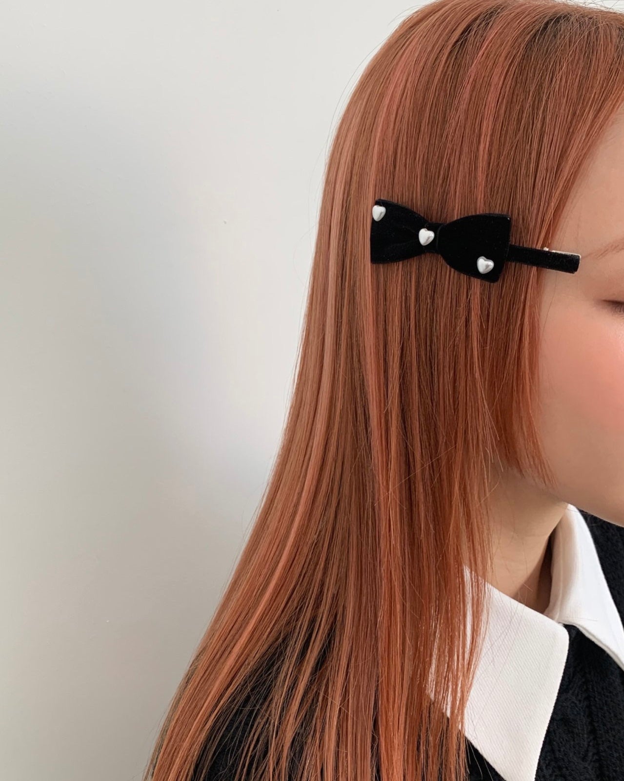Heart Velvet Hair Pin (2 Styles)