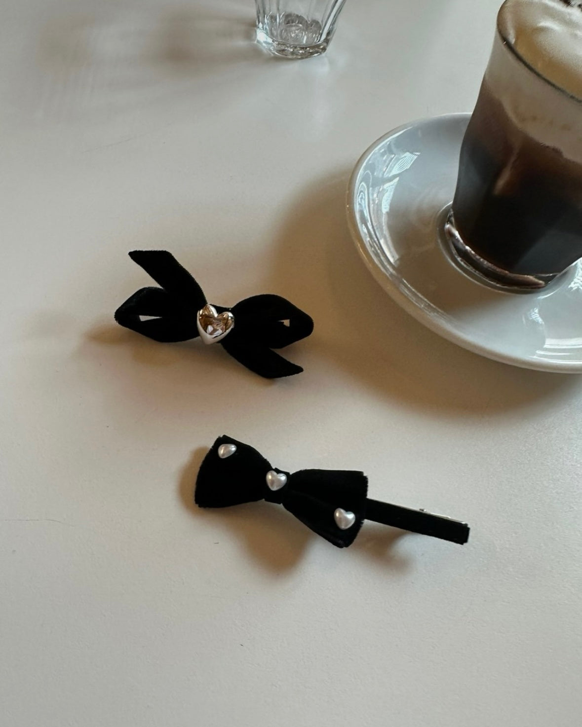 Heart Velvet Hair Pin (2 Styles)