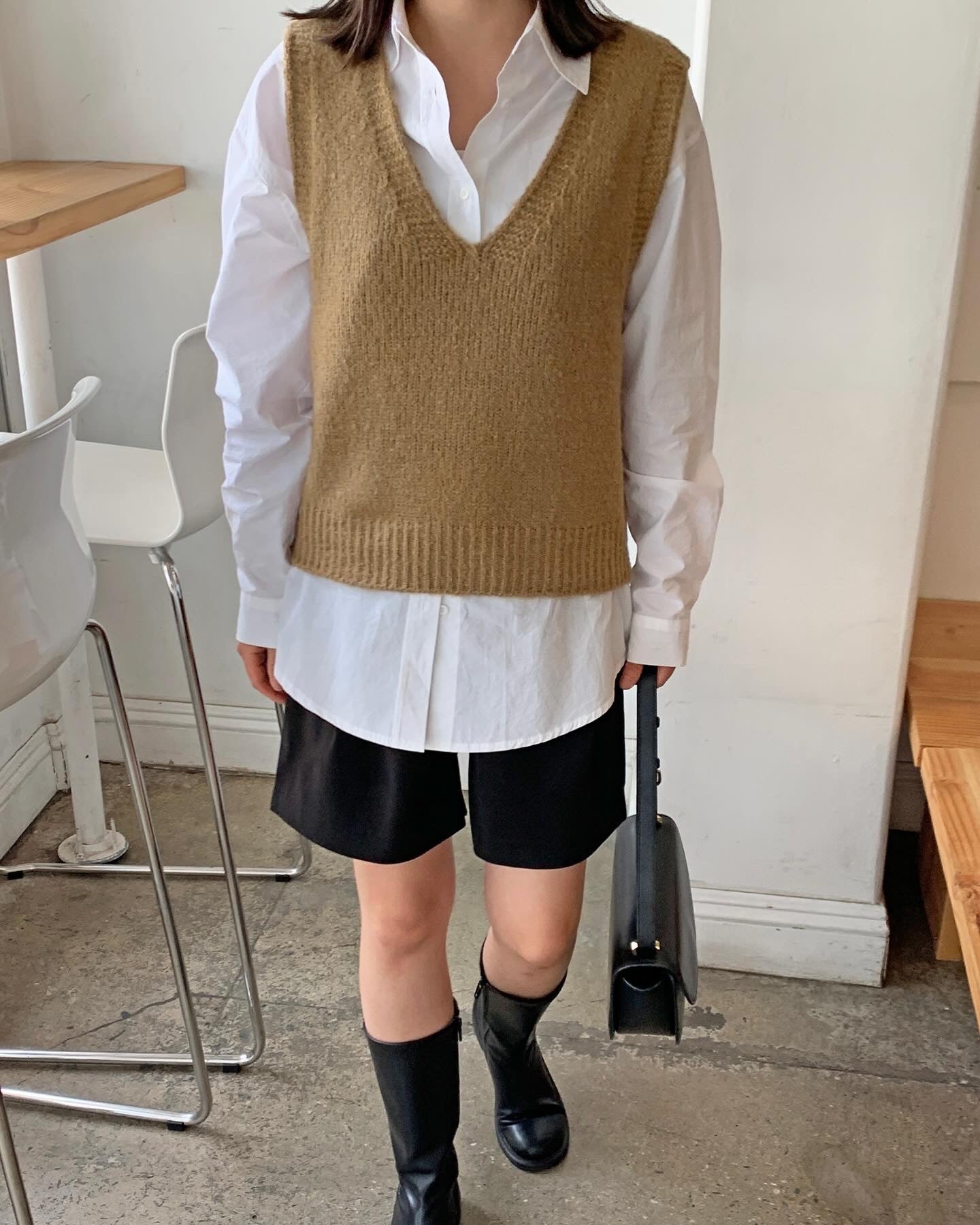 Furry Wool Vest