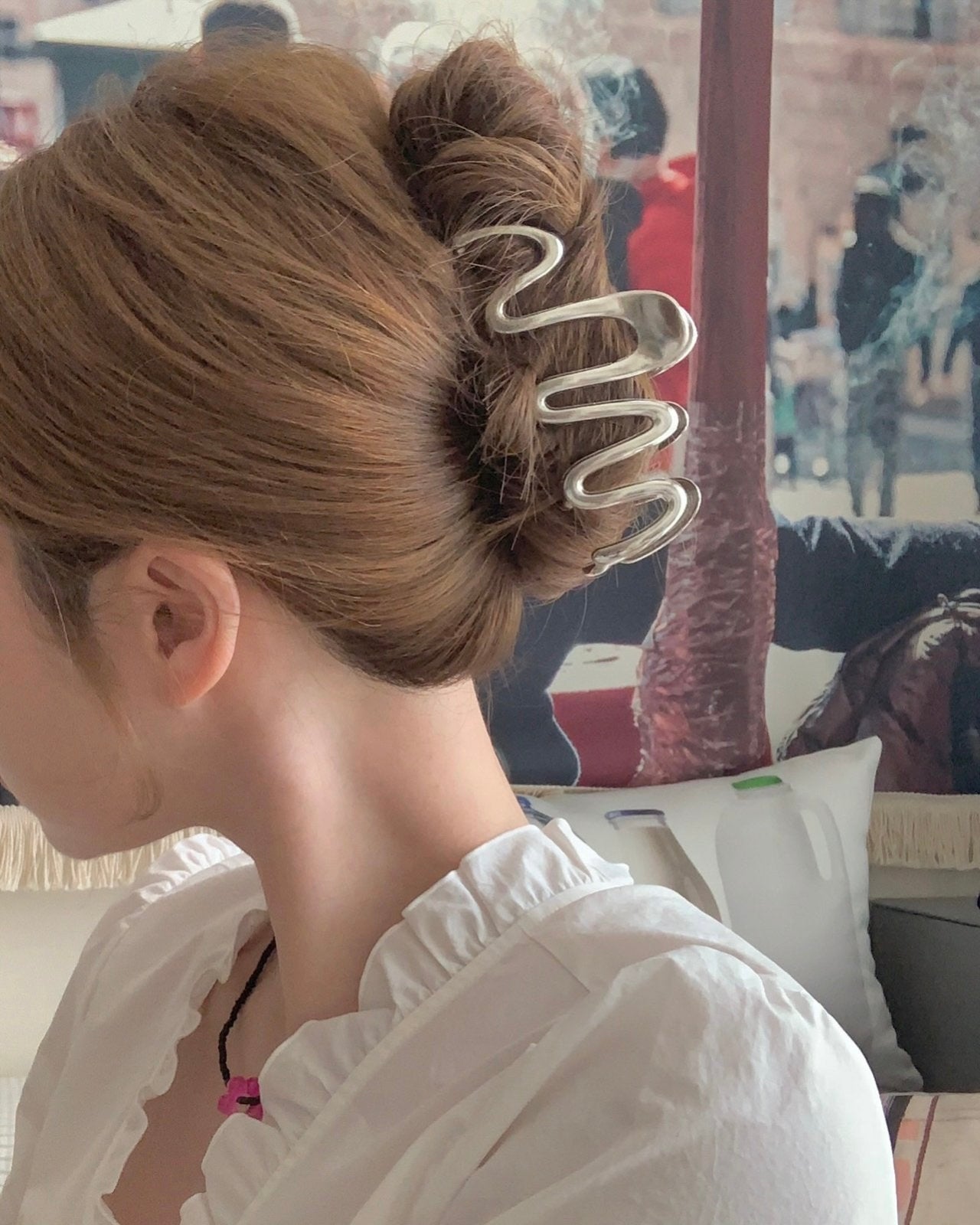 Wavy Metal Hair Claws