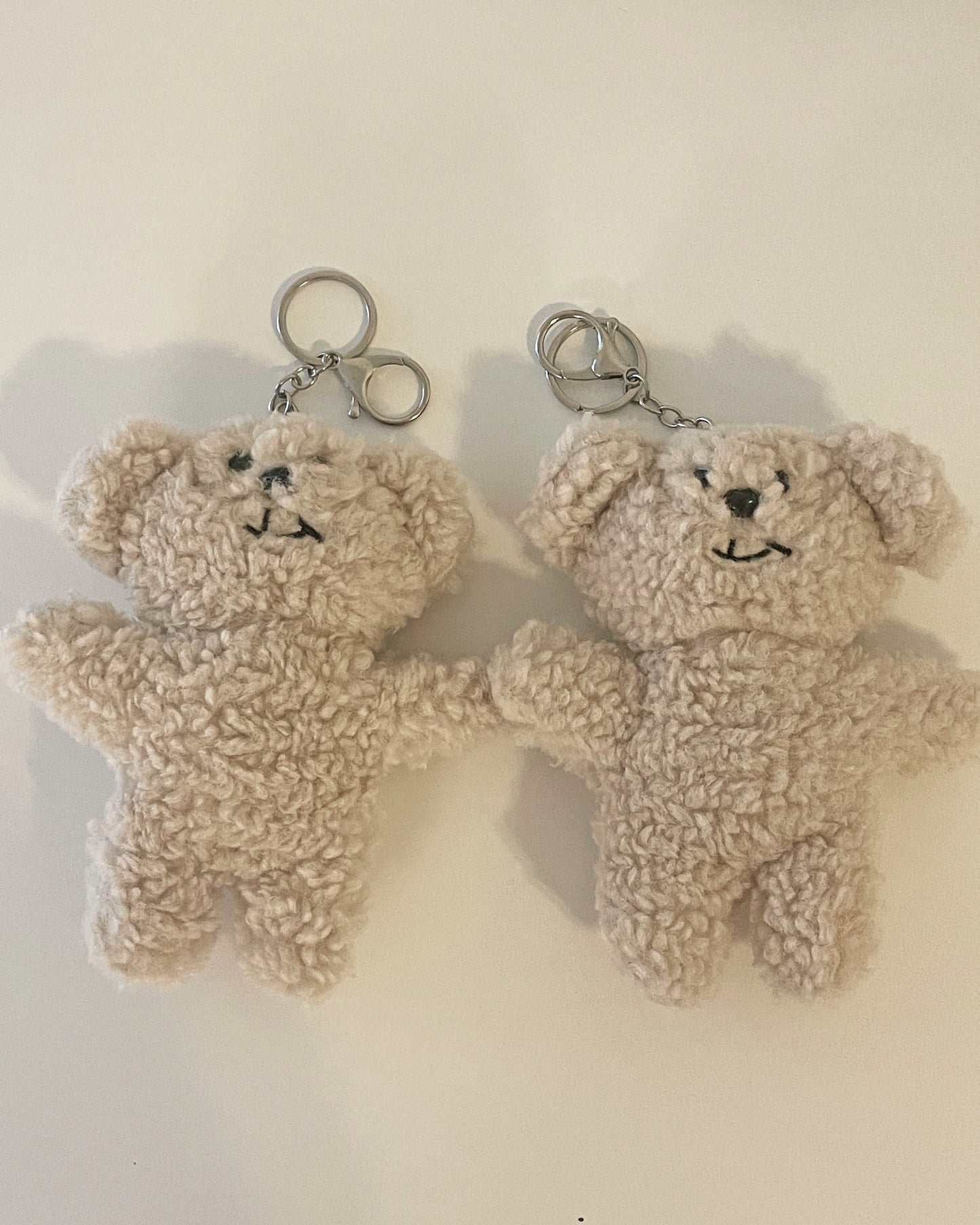 Fluffy Bear Keychain