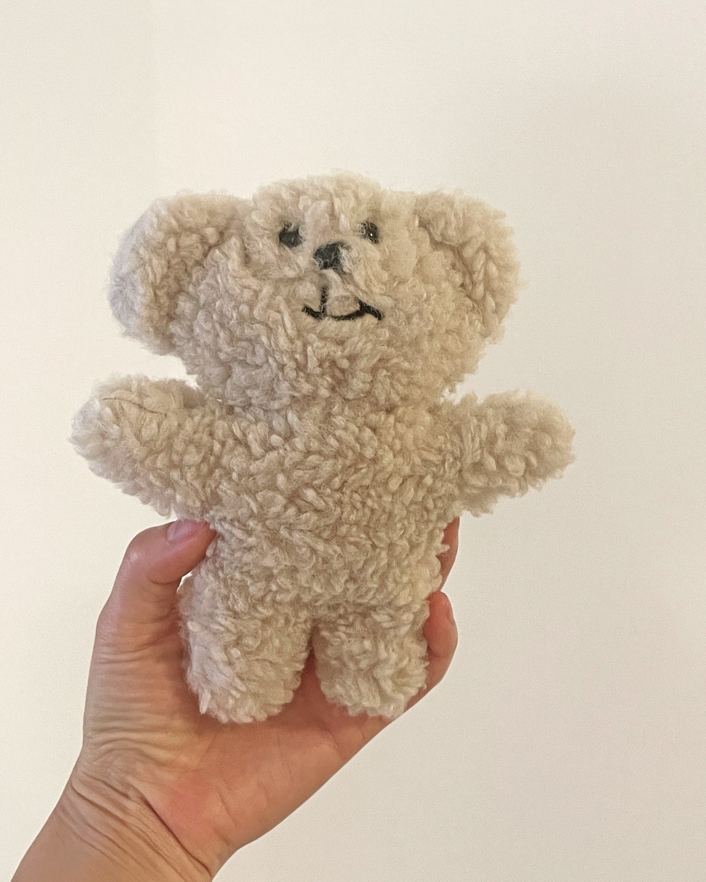 Fluffy Bear Keychain
