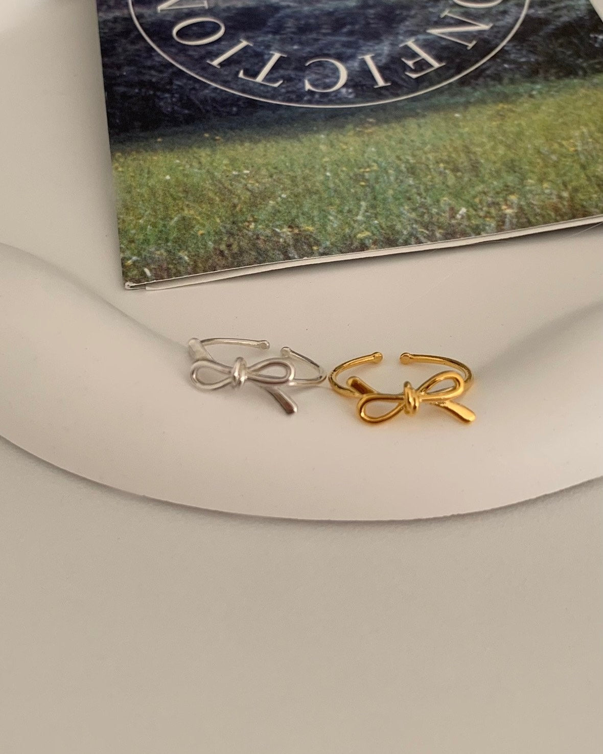 925 Silver Ribbon Open Ring