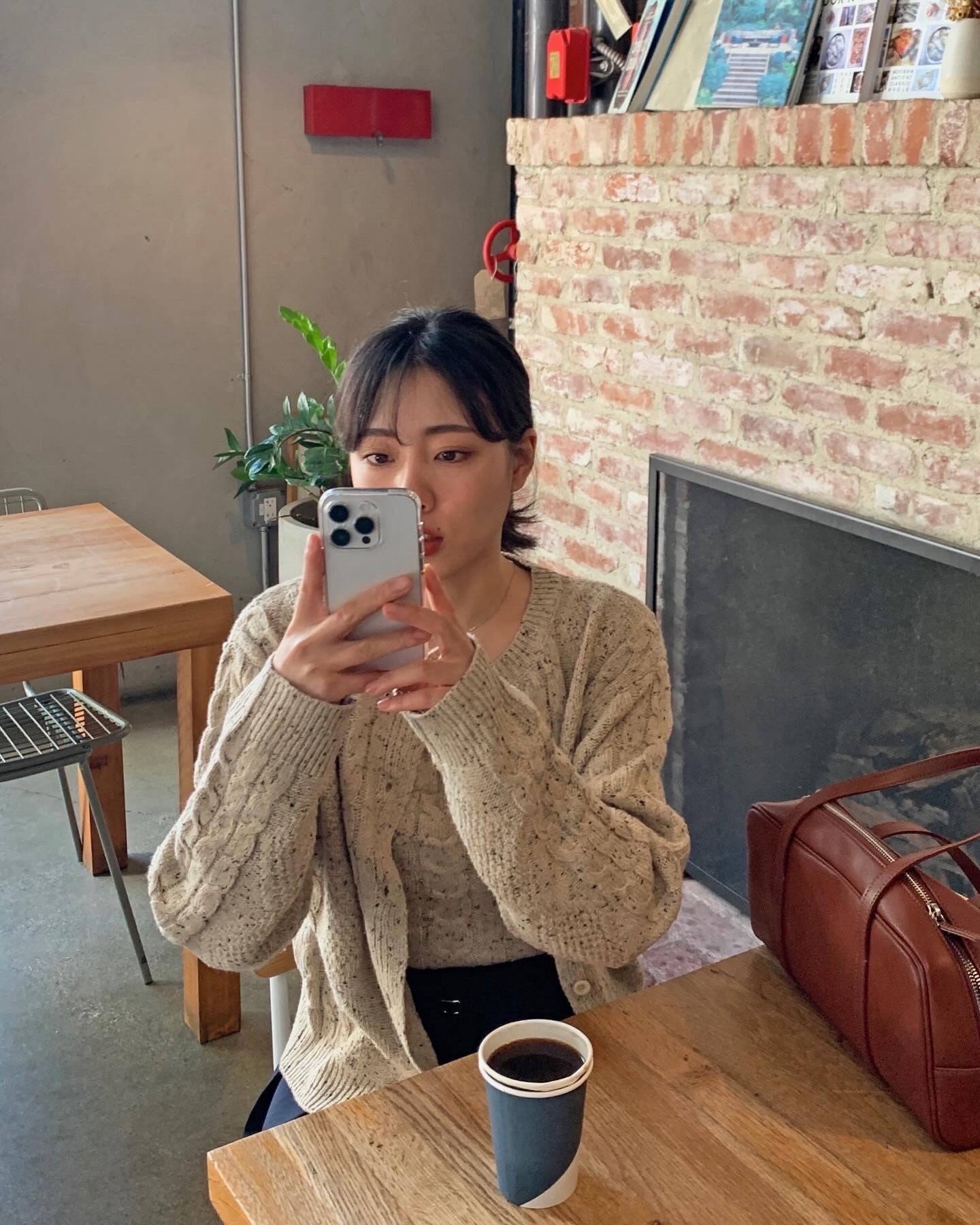 Cable Cardigan Set