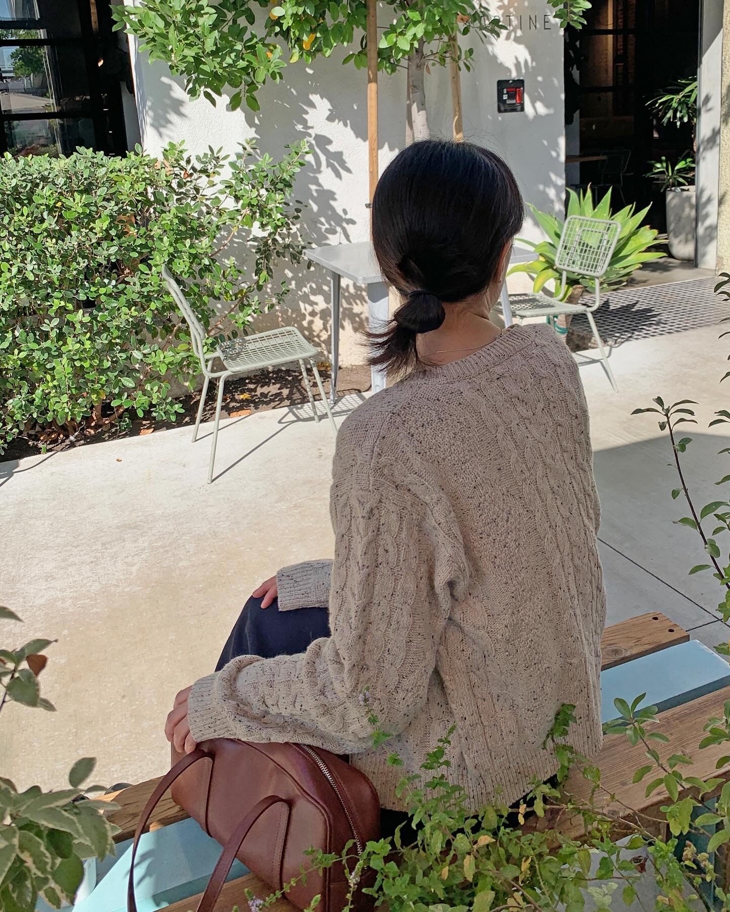 Cable Cardigan Set