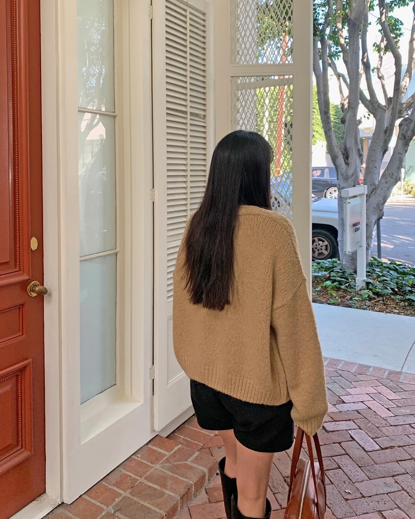 V-Neck Alpaca Cardigan