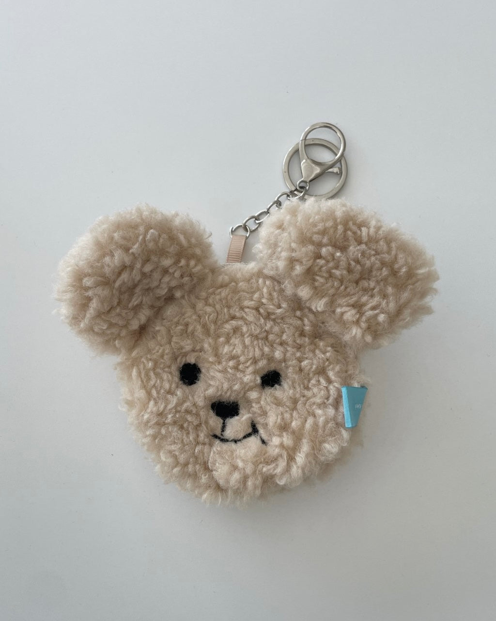 Smile Dog Pouch Keychain