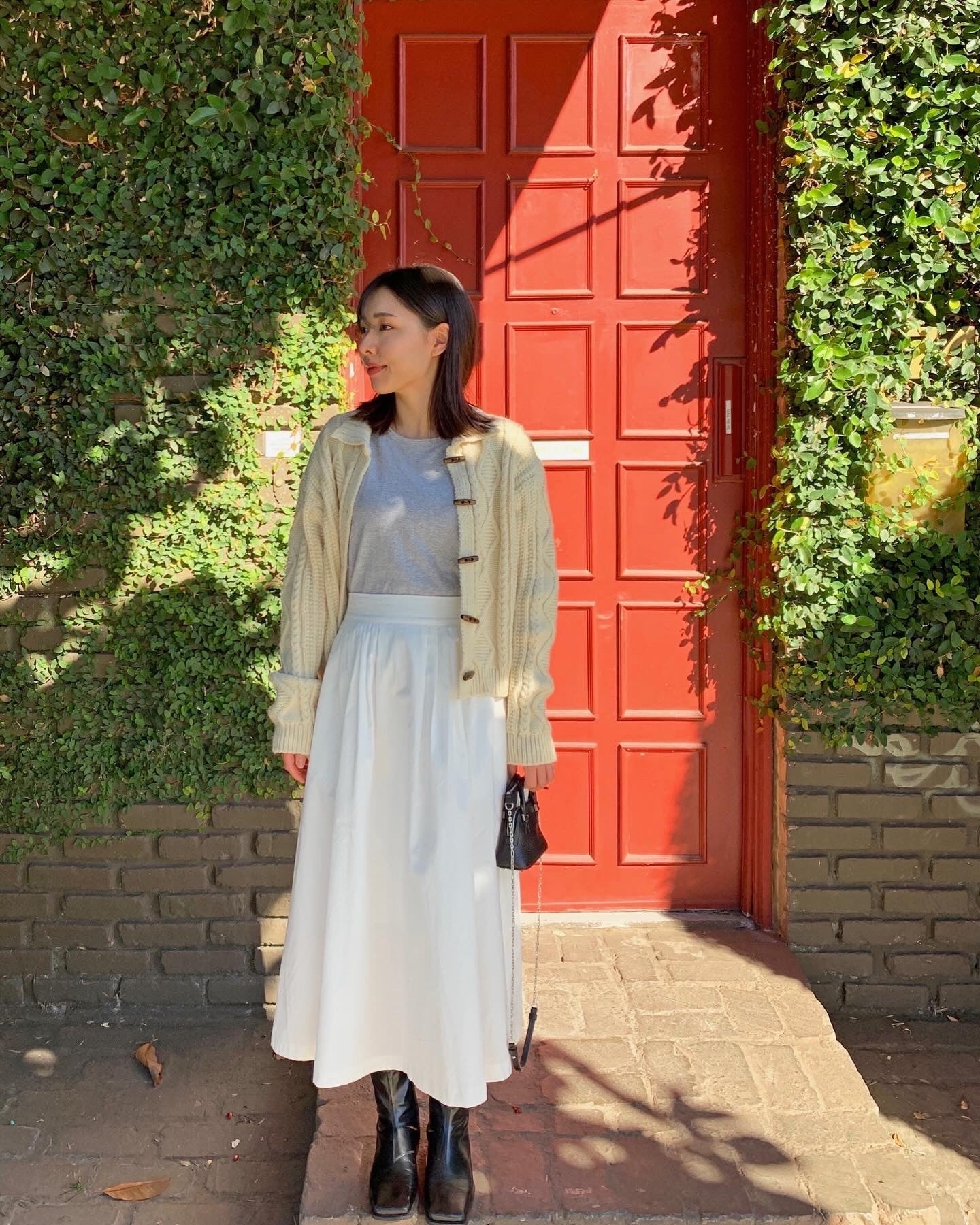 Flared Long Skirt
