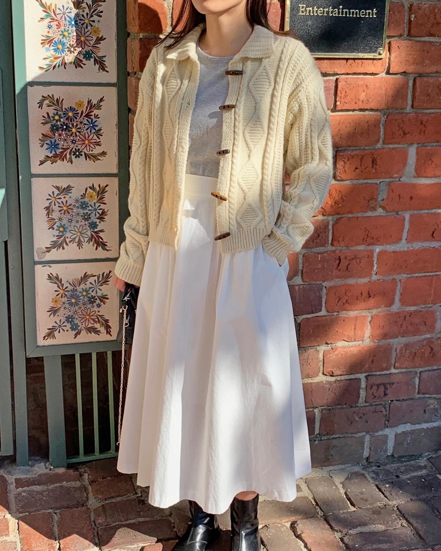 Flared Long Skirt