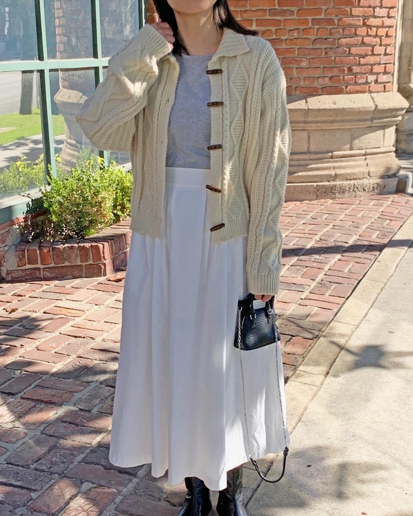 Flared Long Skirt