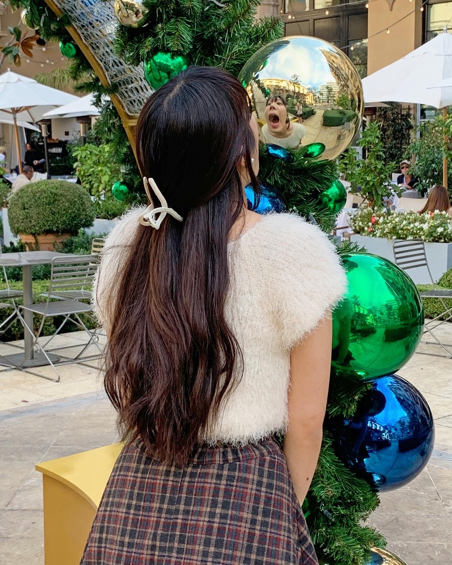 Furry Knit Top