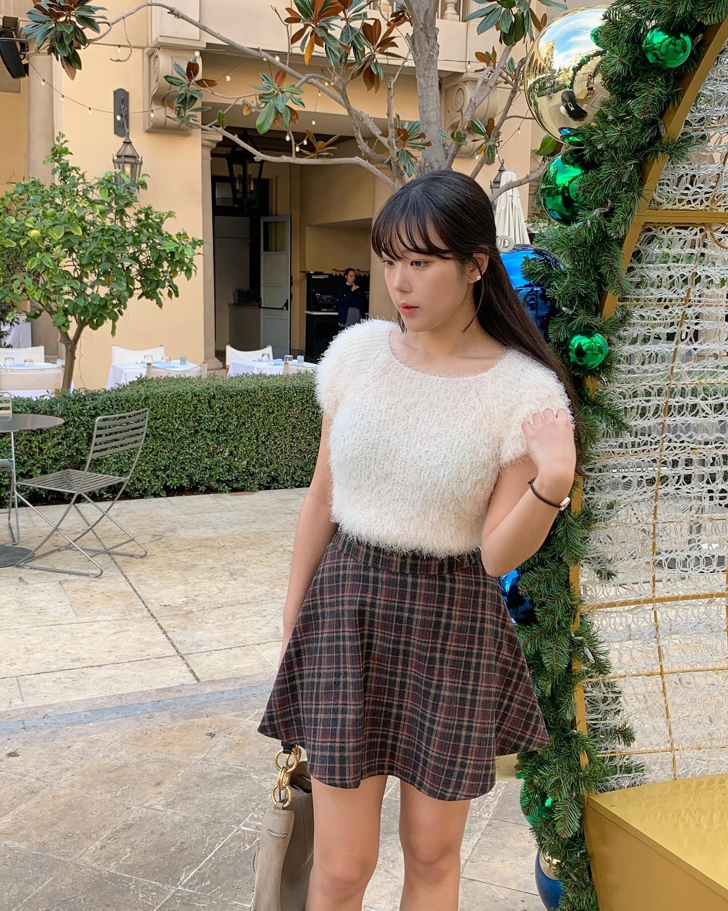 Furry Knit Top