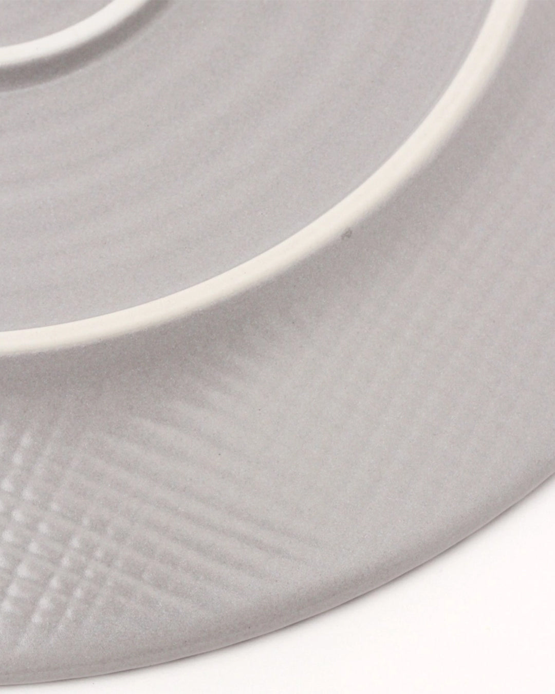 Lakole Mino Ware Large Serving Plate - Grey