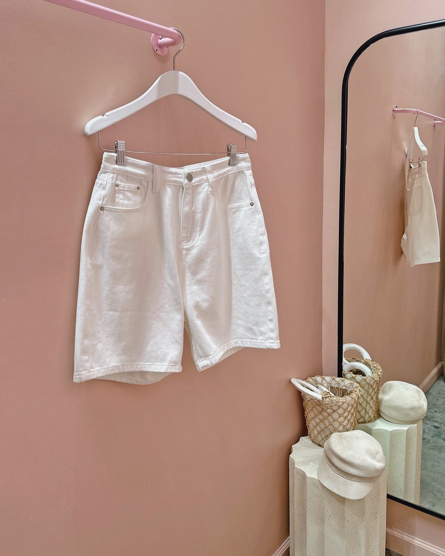 Summer White Shorts