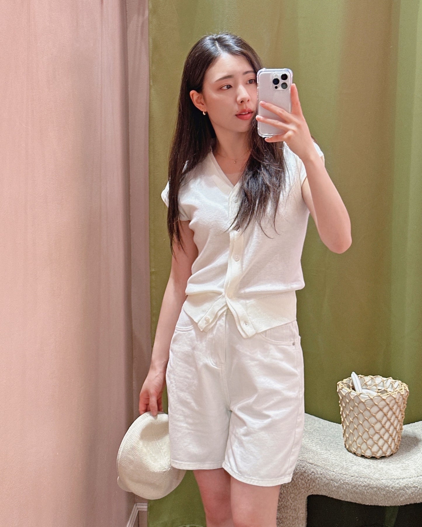 Summer White Shorts