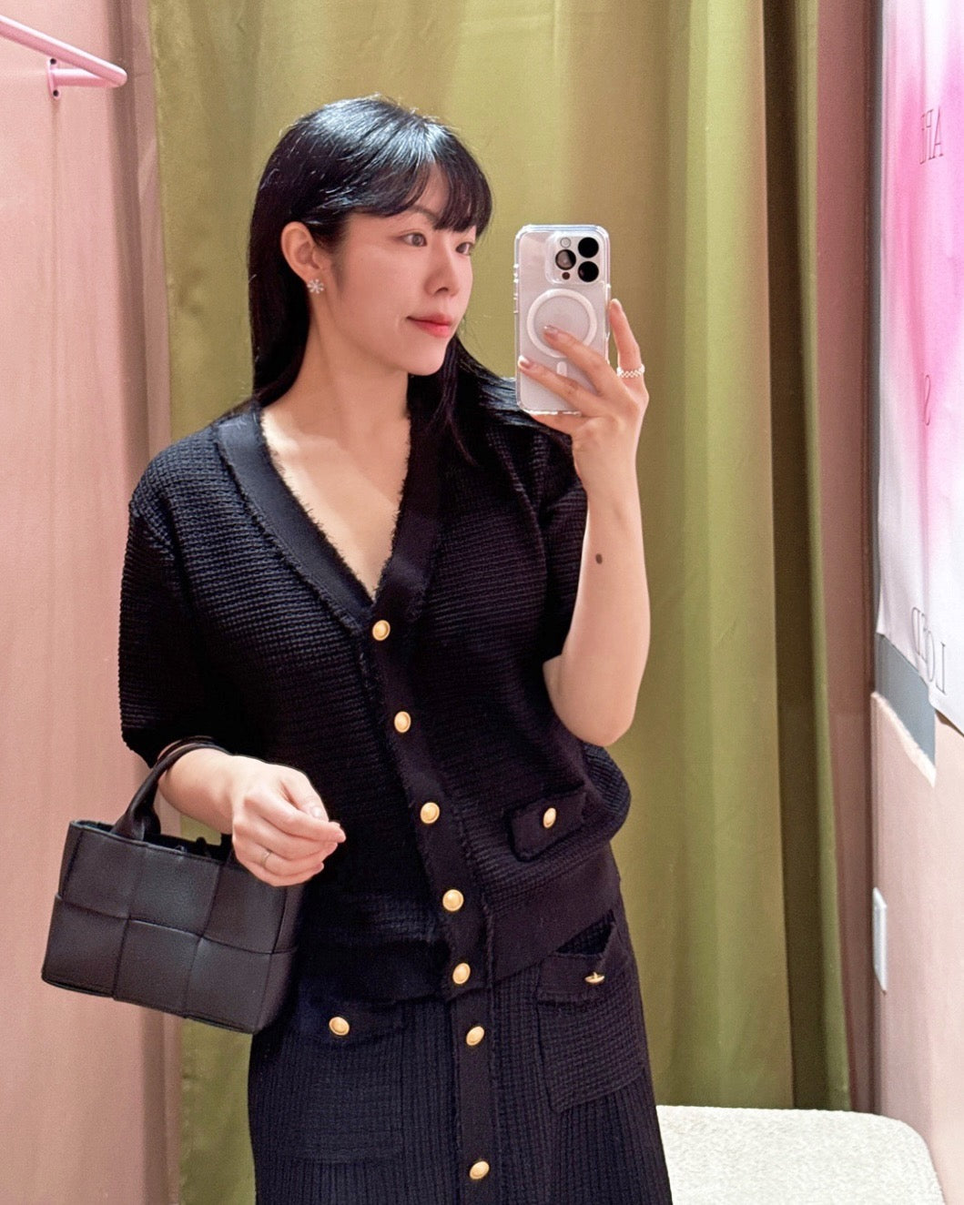 Waffle Tweed Set