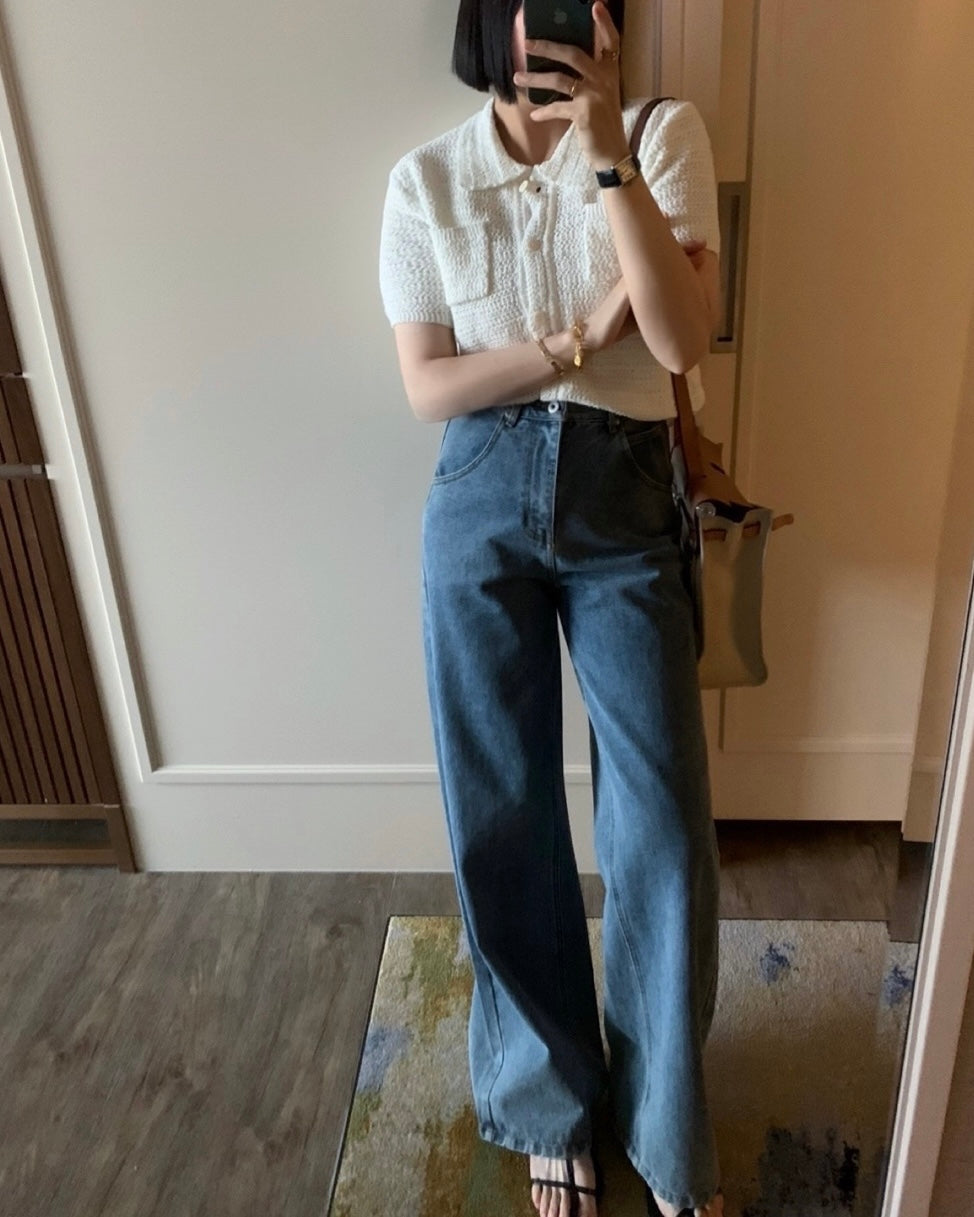Cropped Pocket Cardigan
