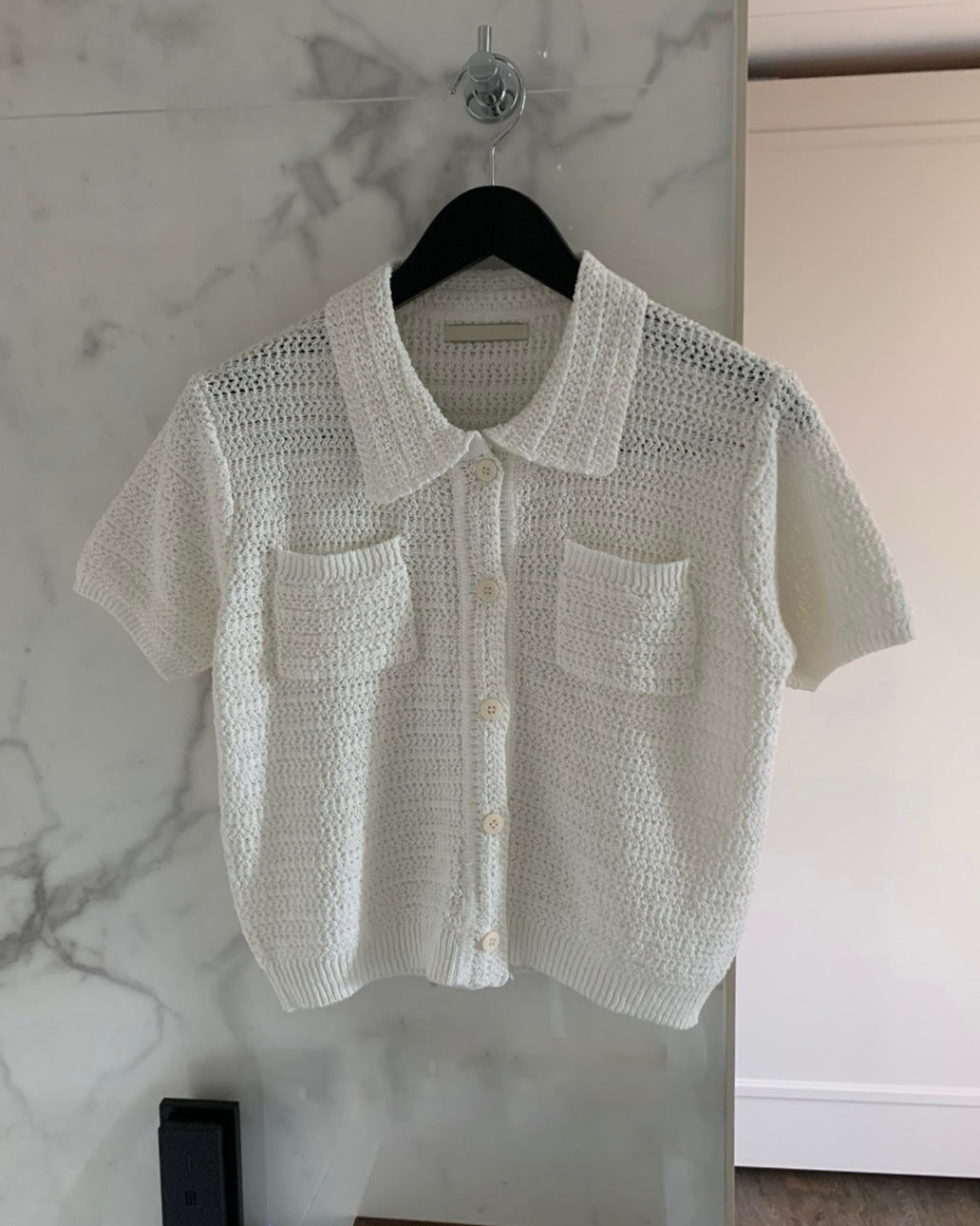Cropped Pocket Cardigan