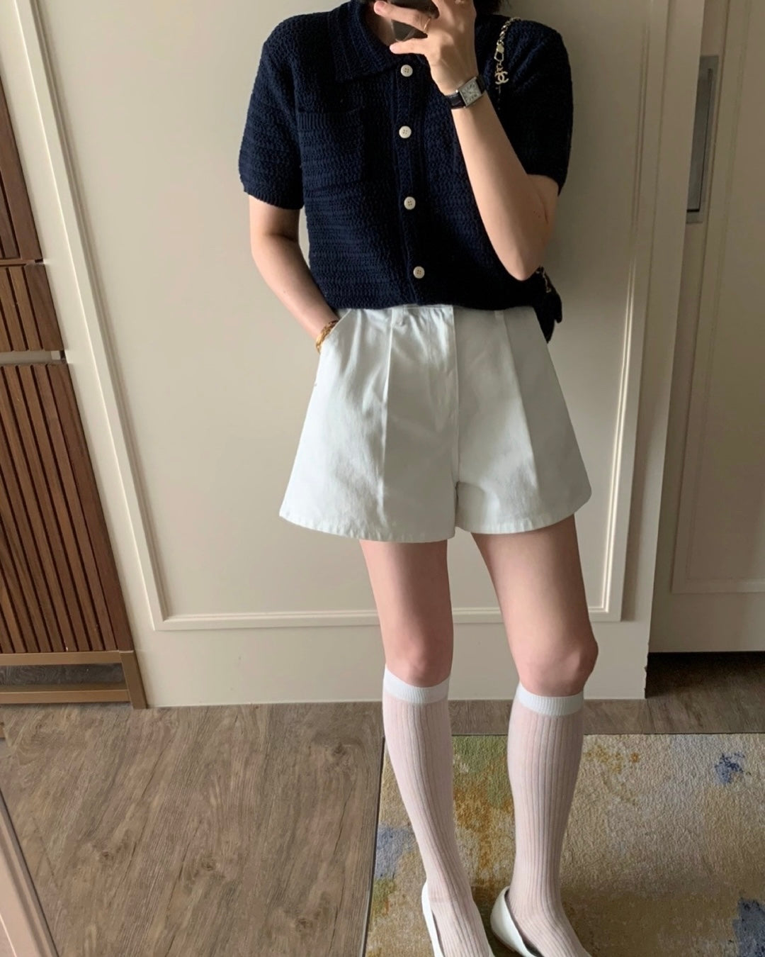 Cropped Pocket Cardigan