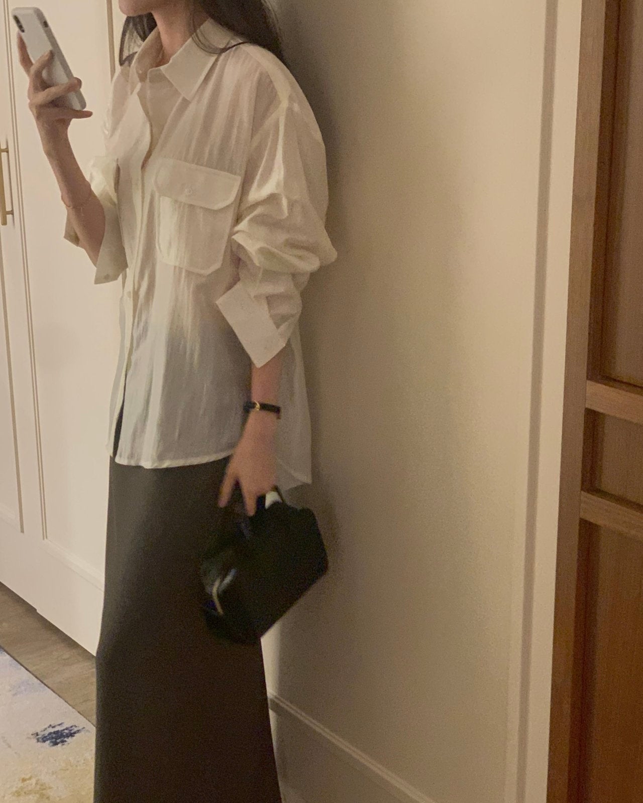 Sheer Double-Pocket Shirt