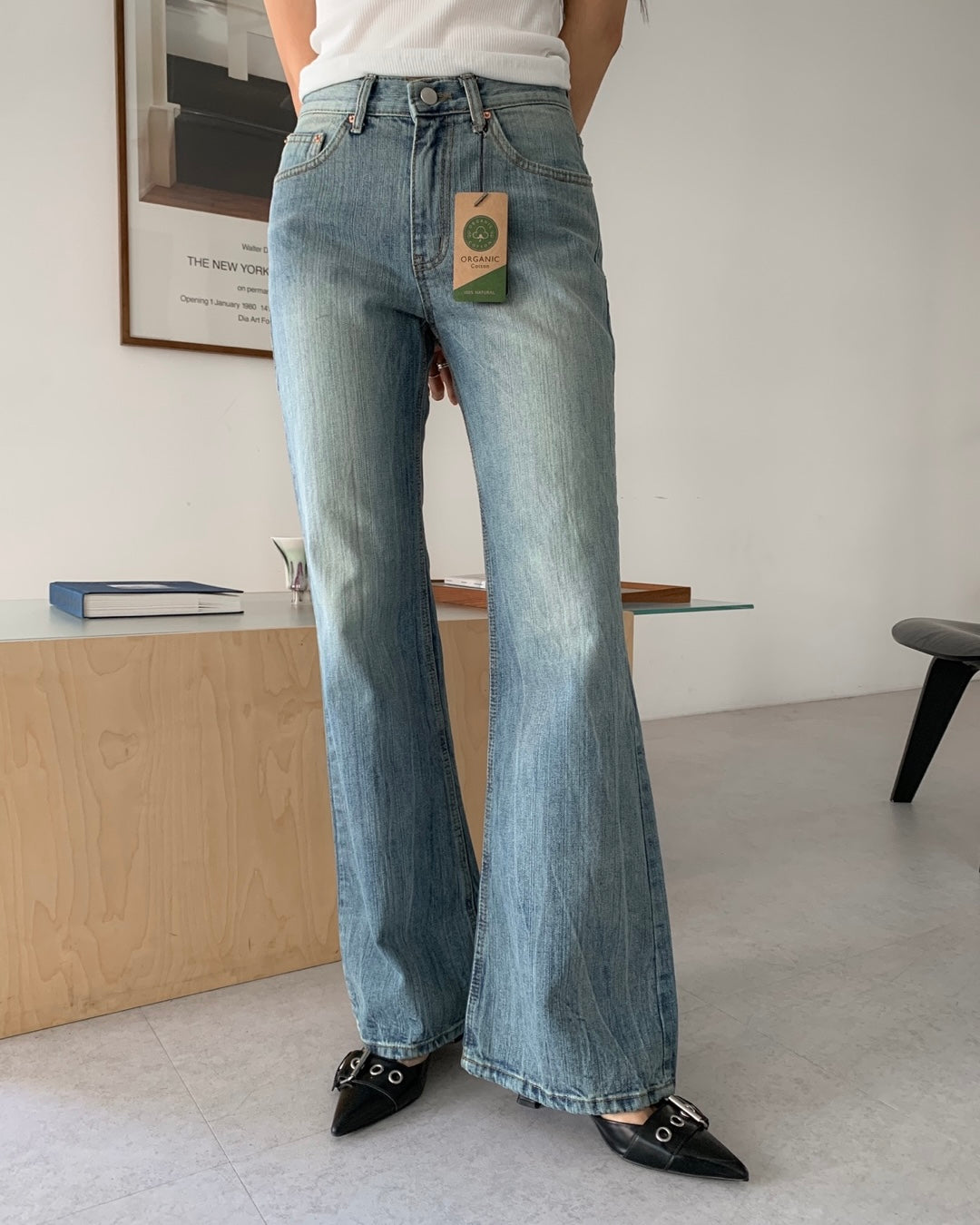 Organic Cotton Flare Jeans